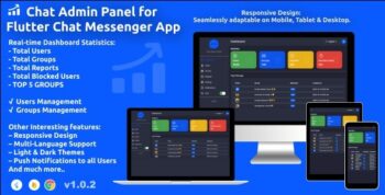 Chat Admin Panel for Flutter Chat Messenger App | Web Version 1.0.4