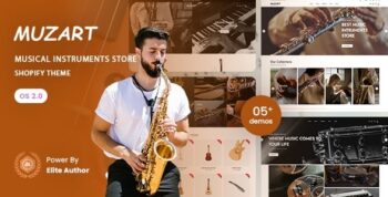 Muzart – Musical Instruments Store Shopify 2.0 Theme