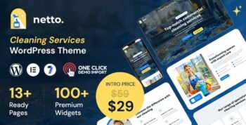 Netto - Cleaning Services WordPress Theme 1.0.2