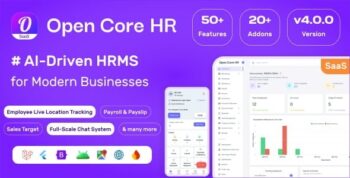 Open Core HR: Complete HRMS Platform – AI, GPS Tracking, Attendance & Payroll 4.2.1