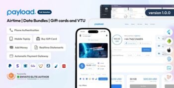 PayLoad – Airtime | Data Bundles | Gift cards and VTU Full Solution 2.0
