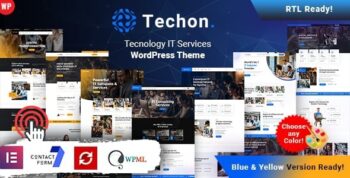 Techon – Technology IT Services WordPress Theme 2.0