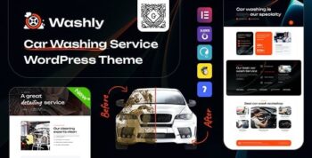 Washly – Car Wash Service WordPress Theme + Gutenberg 2.8