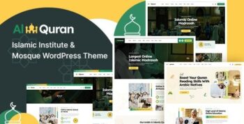 Alquran – Islamic Institute & Mosque WordPress Theme 2.2