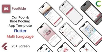 Car Pooling App | Bike Pooling App | Ride Sharing App | Car Sharing App | Flutter | PoolRide
