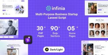 Infinia – Multipurpose Business Consulting Startup Laravel Script 1.1.0