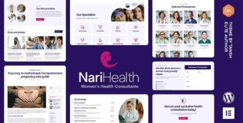 NariHealth Women’s Health Consultant WordPress Theme 1.0.6
