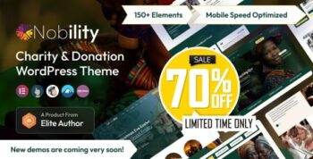 Nobility – Charity Nonprofit Multipurpose WordPress Theme 1.0.5