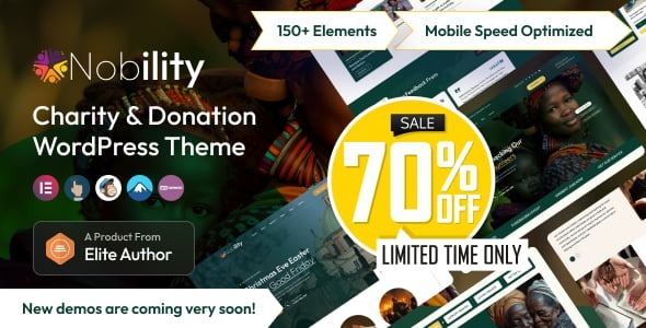 Nobility – Charity Nonprofit Multipurpose WordPress Theme 1.0.5
