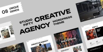 StudioFifty – Creative Agency and Portfolio WordPress Theme 1.0.2