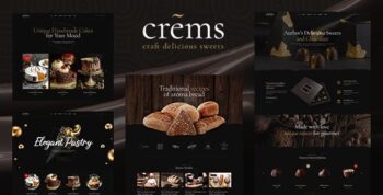Crems – Bakery, Chocolate Sweets & Pastry WordPress Theme 1.1.8