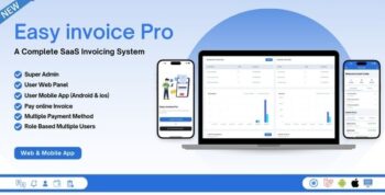 Easy Invoice Pro – SaaS invoicing system (ionic & Laravel) Web and Mobile App (Android & ios)
