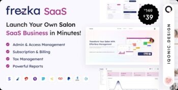 Frezka SaaS – Spa & Salon Management Software | Launch Your Own White Label Platform (Laravel) 1.3.3