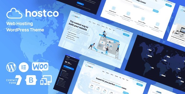 Hostco – Hosting Service WordPress Theme 1.0.3