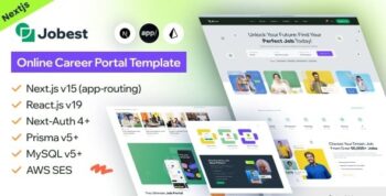 Jobest – Next.js 15 Career Portal & Job Board Functional Template 1.1