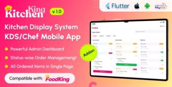 KitchenKing - Smart Restaurant Kitchen Display System (KDS) App For FoodKing 1.1