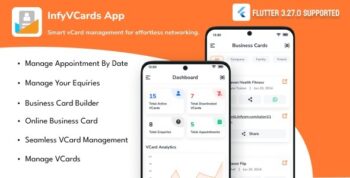 Infy vCard Mobile App Add On for Saas 3.0