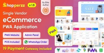 Shopperzz – PWA eCommerce CMS with POS & WhatsApp Ordering | Inventory Management 2.4