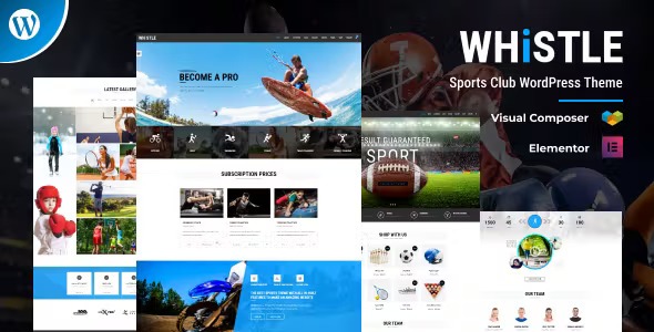 Whistle – Sports Club WordPress 4.8