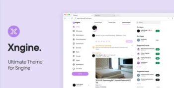 Xngine – The Ultimate Sngine Theme 1.6