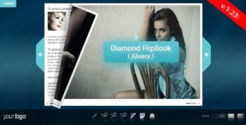 Diamond FlipBook – jQuery 1.23