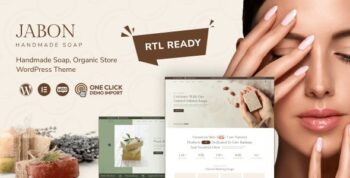 Jabon – Handmade Organic Soap WordPress Theme 1.0.2