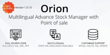Orion – Multilingual advance stock manager with Point of sale system 1.3.1.0