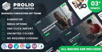 Prolio – Business Consulting WordPress Theme 1.1