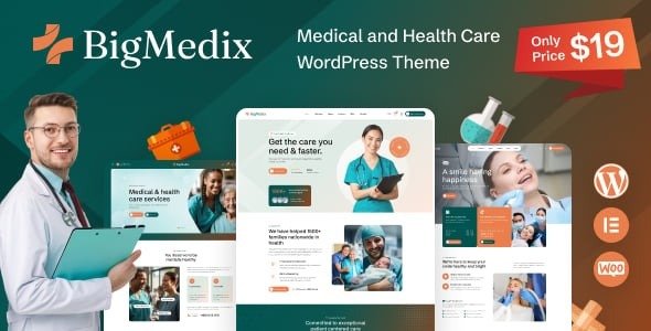 Bigmedix – Medical and Health Care WordPress Theme 1.0.8