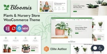 Bloomis – Gardening & Houseplants Store WordPress WooCommerce Theme