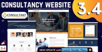 Consultancy Website with Admin Panel 3.5