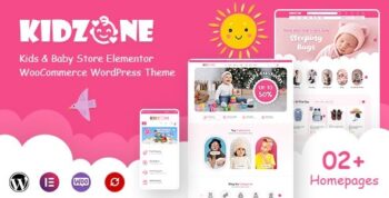 Kidzone – Kids & Baby Store Elementor WooCommerce WordPress Theme 1.0.4