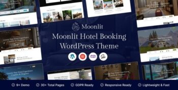 Moonlit – Hotel Booking WordPress Theme 1.0.8