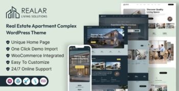 Realar – Real Estate WordPress Theme 2.1