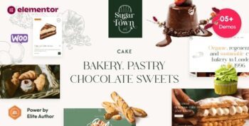 SugarTown – Bakery, Pastry Chocolate Sweets WordPress Theme 1.0.5