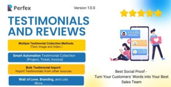 Testimonials and Reviews for Perfex CRM 1.0.1