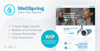 WellSpring | Aqua Filters & Drinking Water Delivery WordPress Theme 1.2.4