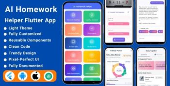 AI Homework Helper Flutter App | AI Learning Flutter App