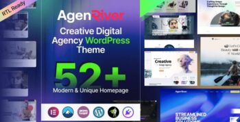 AgenRiver – Creative Digital Agency WordPress Theme 1.0.2
