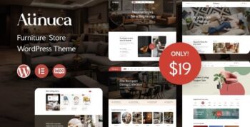 Aunuca – Furniture Store WordPress Theme 1.0.8