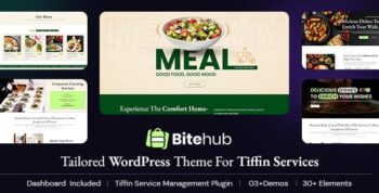 Bitehub – Tiffin & Food Delivery WordPress Theme 1.3