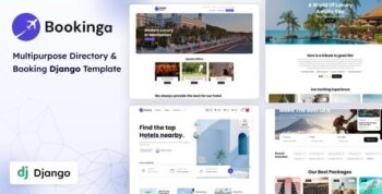 Bookinga - Multipurpose Django Booking and Directory Template