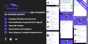 Car wash detailing Employee App for Shinewash Flutter