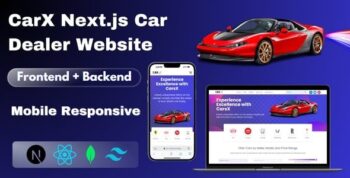 CarX – Next Js Car Dealer & Listing Website Frontend + Backend
