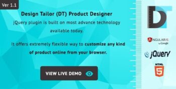 Design Tailor – Complete Custom Product Designer Plugin 1.1