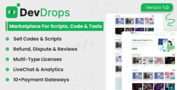 DevDrops – Marketplace for Scripts, Code & Tools 1.1