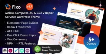 Fixo – Mobile Phone, Computer Repair & Electronics Service WordPress Theme 1.8