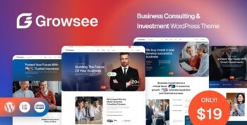 Growsee – Business Consulting & Investment WordPress Theme 1.0.3