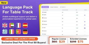 Language Pack Module for Tabletrack 1.0.63