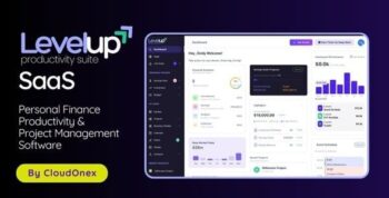 LevelUp SaaS - All-in-One Personal Finance, Productivity & Project Management Suite 1.2
